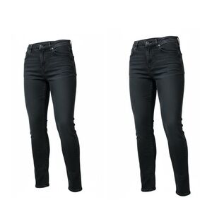 Two Pairs Of BDG Size 32 X 26 Ankle Twig High Rise Jeans R $69 Ea Washed Black